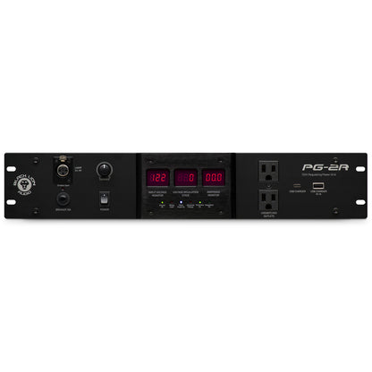 Black Lion Audio PG-2 | Acondicionador de energía profesional para montaje en rack 2U con 12 salidas conmutadas, filtradas y protegidas contra sobretensiones