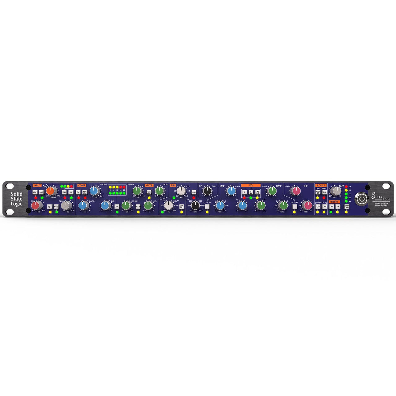 SSL Super 9000 | Canal SuperAnalogue completo para el sonido SSL moderno con preamps 9000 y VHD Duality