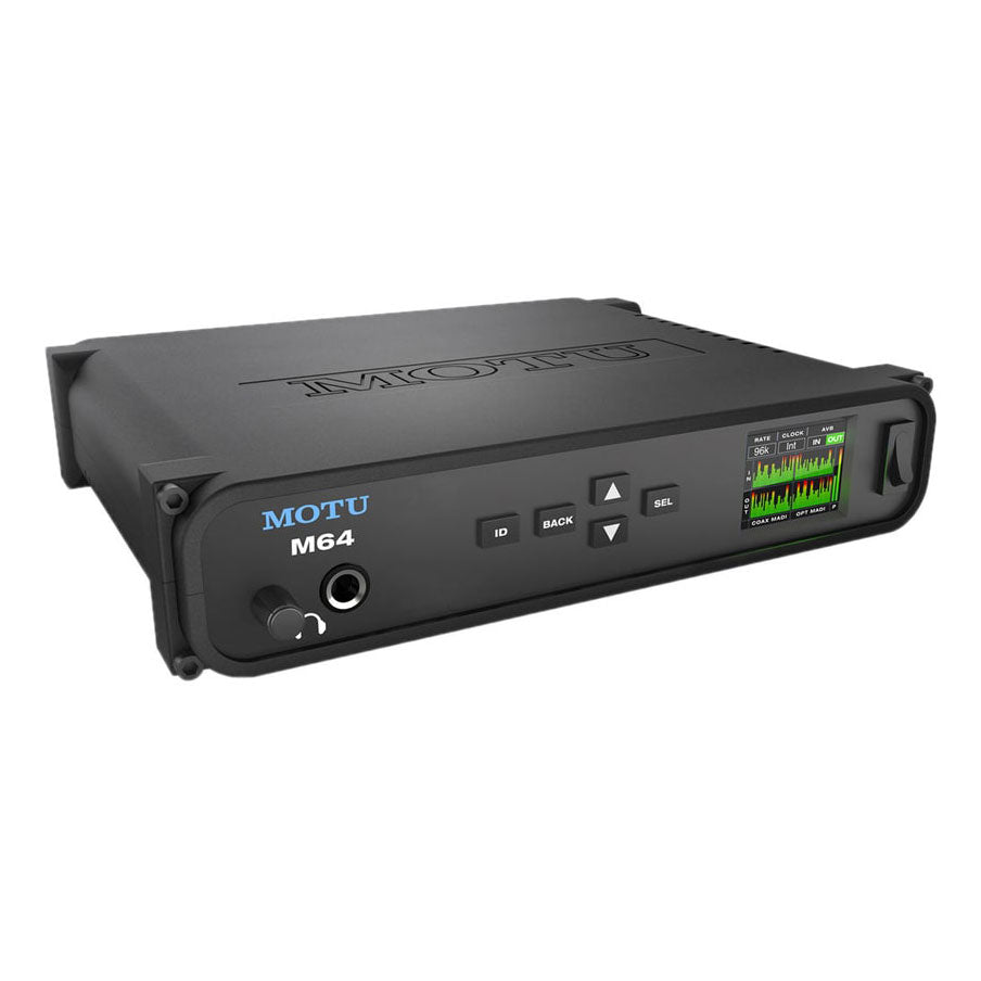 Motu M64 | Interfaz de audio MADI Ethernet USB2/AVB M64 con DSP, control inalámbrico y redes de audio