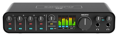 Motu M6 | Interfaz de audio USB-C de 6 entradas y 4 salidas para Mac, Windows e iOS