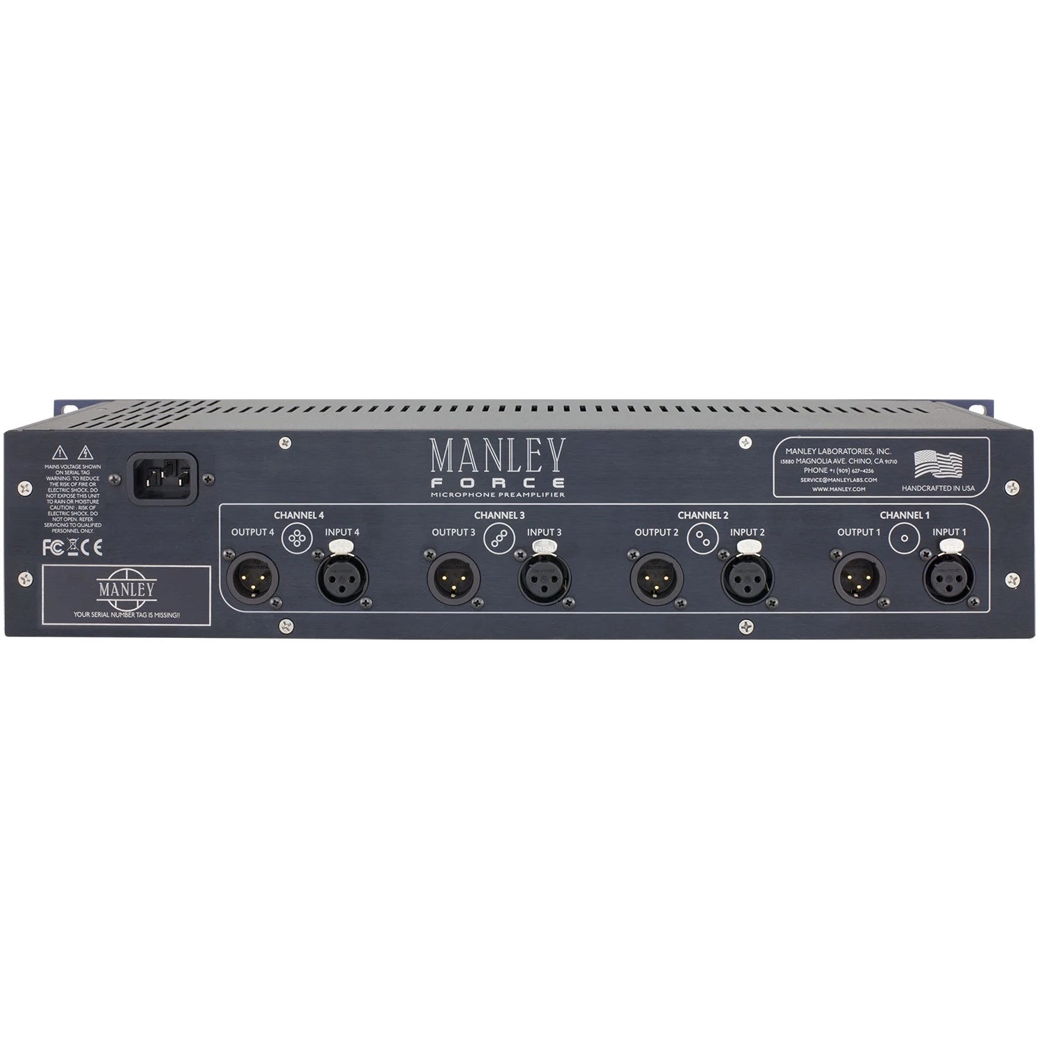 Manley Labs Force | Preamplificador de 4 canales