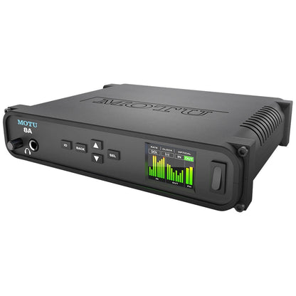 Motu 8A | Interfaz de audio Ethernet Thunderbolt/USB3/AVB con DSP