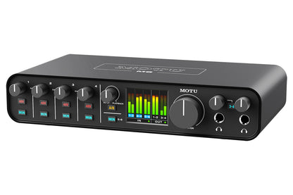 Motu M6 | Interfaz de audio USB-C de 6 entradas y 4 salidas para Mac, Windows e iOS