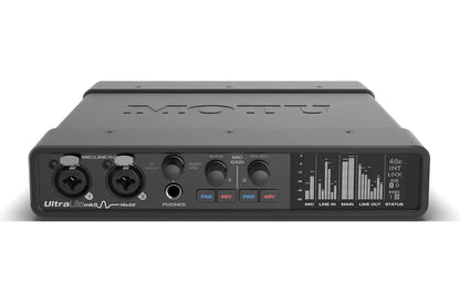Motu Ultralite-MK5 | Interfaz de audio USB compacta de 18 canales de entrada y 22 de salida, dual preamps, DSP