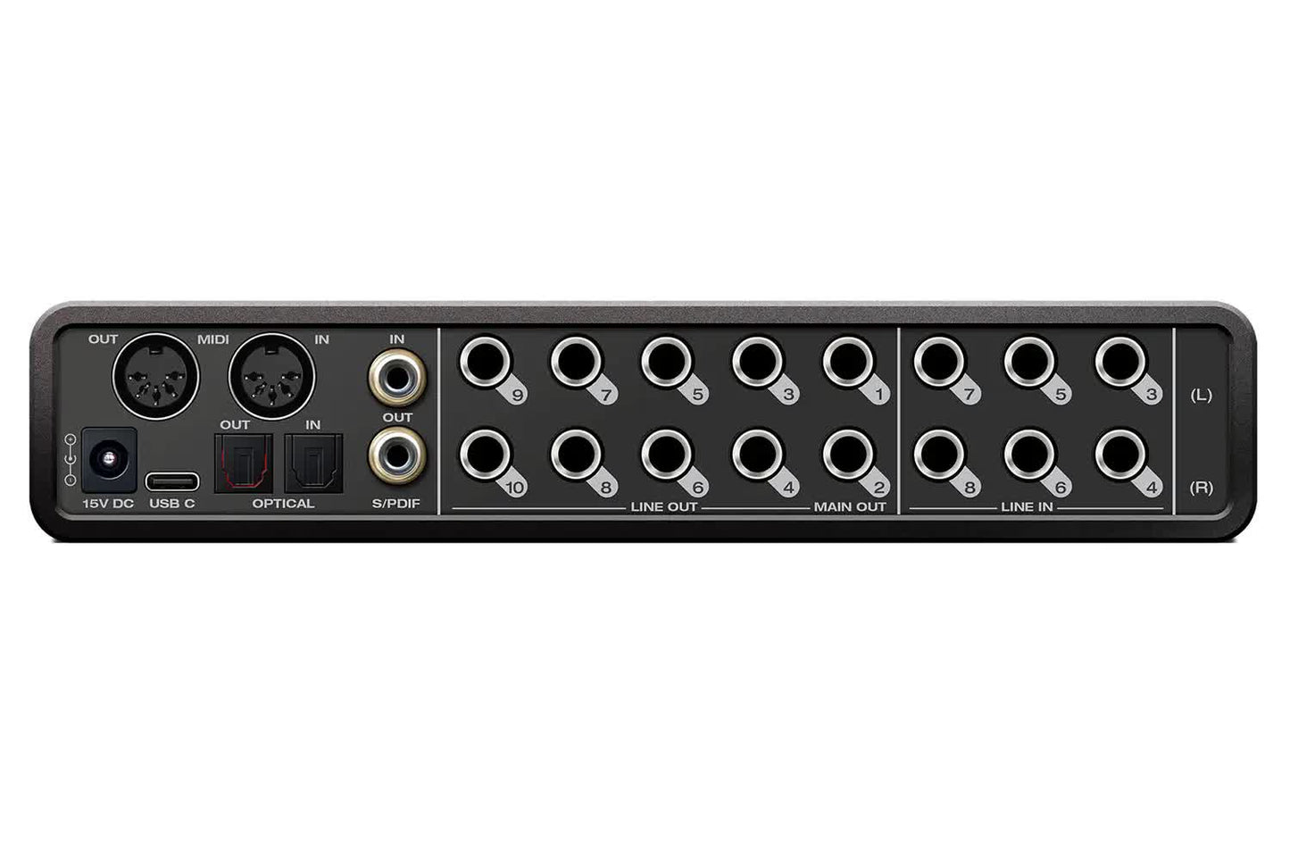Motu Ultralite-MK5 | Interfaz de audio USB compacta de 18 canales de entrada y 22 de salida, dual preamps, DSP
