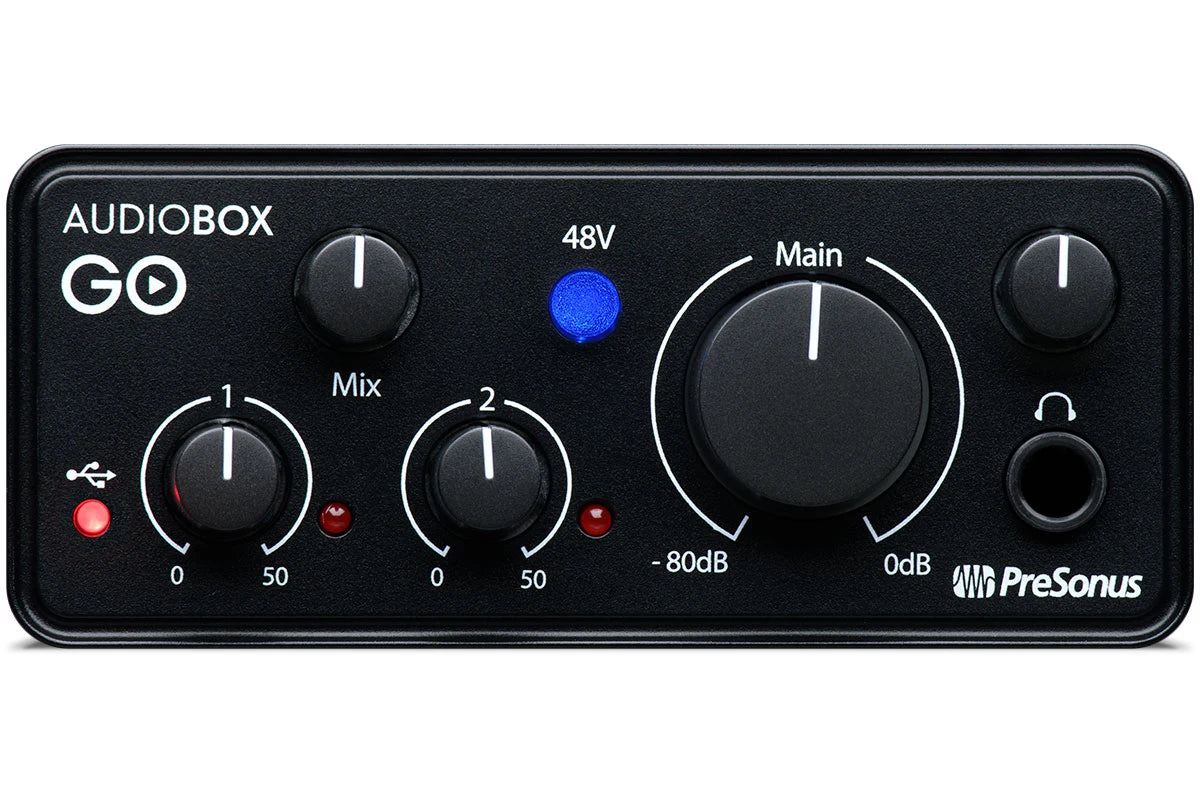 PreSonus AudioBox GO | Interfaz de audio USB