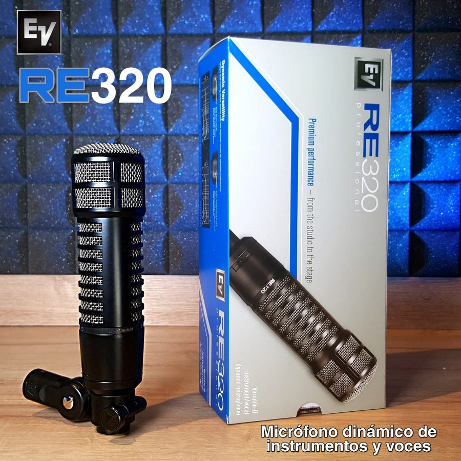 Electro Voice RE320 | micrófono dinámico cardioide