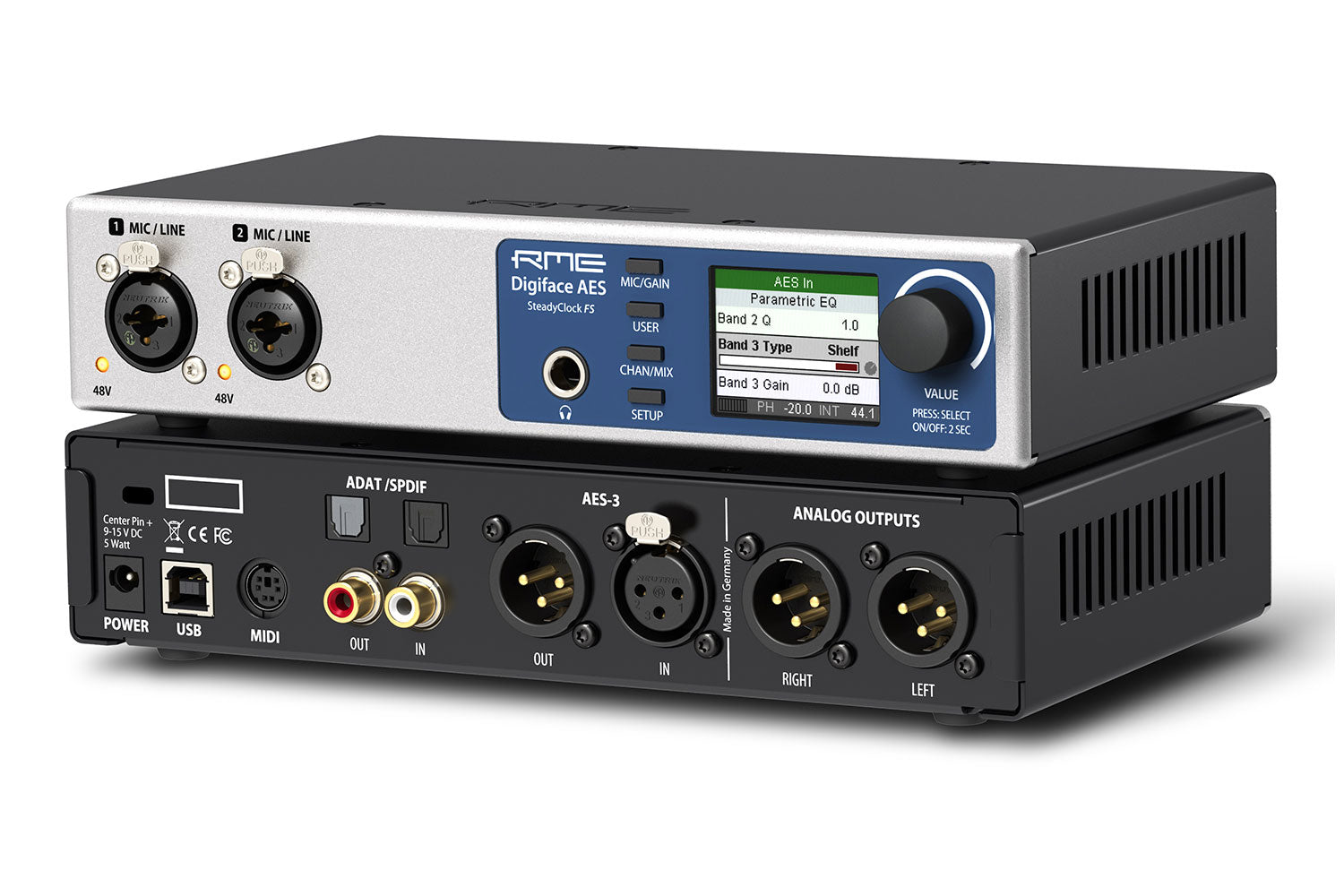 RME Digiface AES - Interfaz de audio de 2 canales con AES