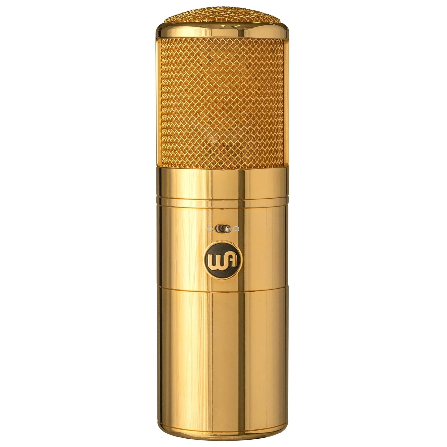 Warm Audio WA-8000G | Micrófono de condensador de tubo de diafragma grande con tubo NOS (dORADO)