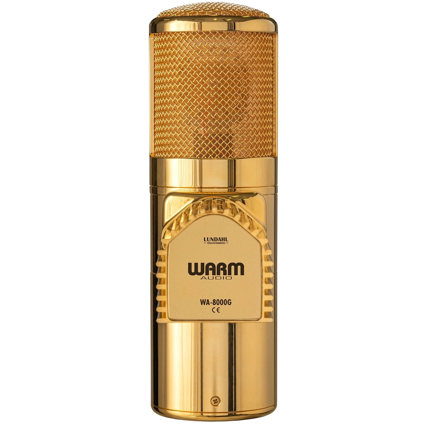 Warm Audio WA-8000G | Micrófono de condensador de tubo de diafragma grande con tubo NOS (dORADO)