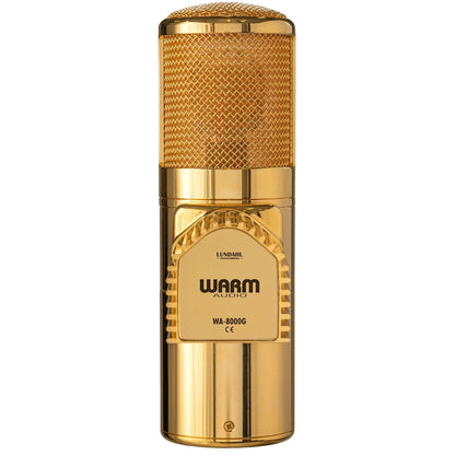 Warm Audio WA-8000G | Micrófono de condensador de tubo de diafragma grande con tubo NOS (dORADO)