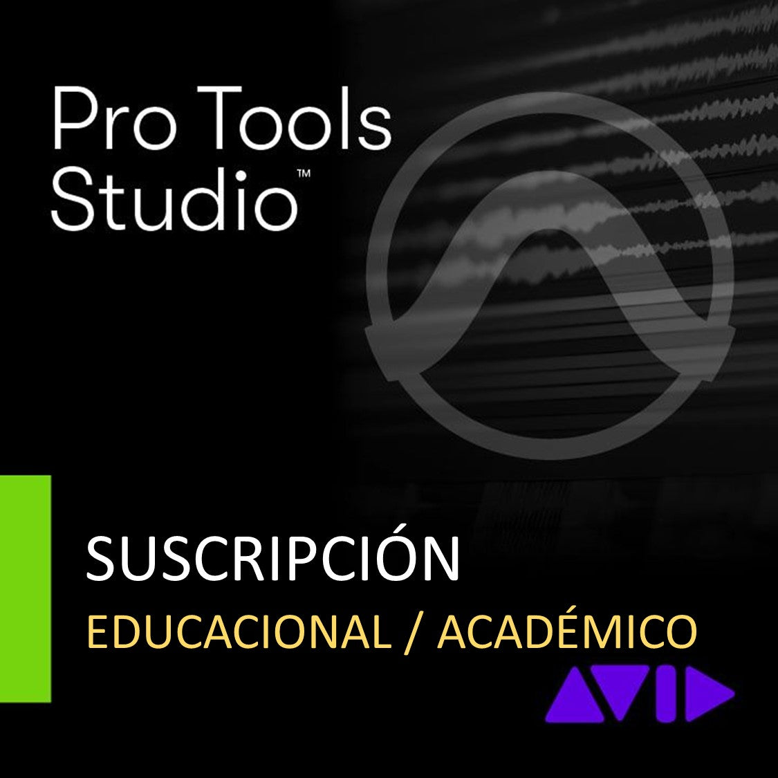 Avid Pro Tools Studio - Suscripción Anual (Estudiante/Académico)