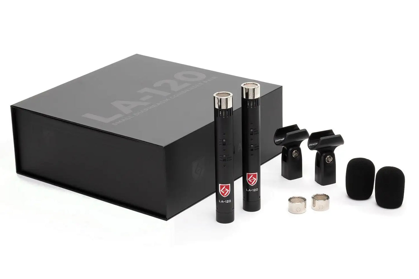 Lauten Audio LA-120 V2 | Kit de 2 micrófonos de condensador de diafragma pequeño